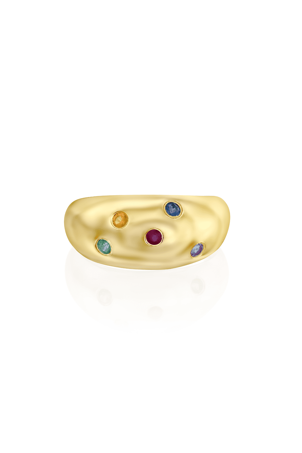 AFTER PARTY RING - 14K GOLD & GEMS