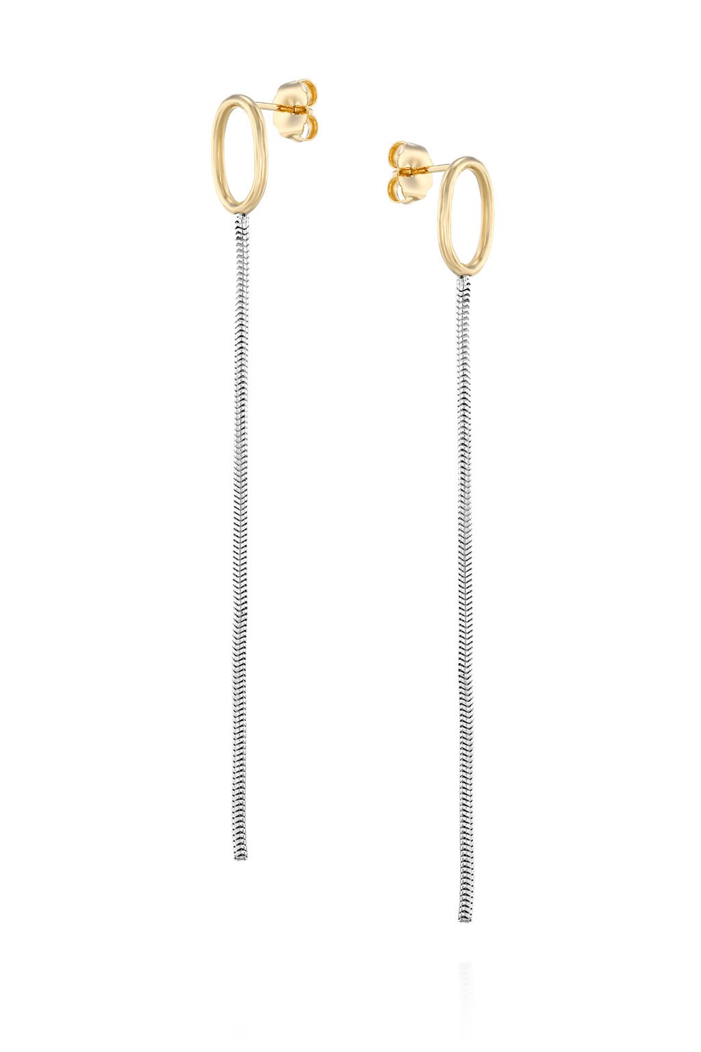 NIGHT EARRINGS – 14K GOLD & 925 SILVER