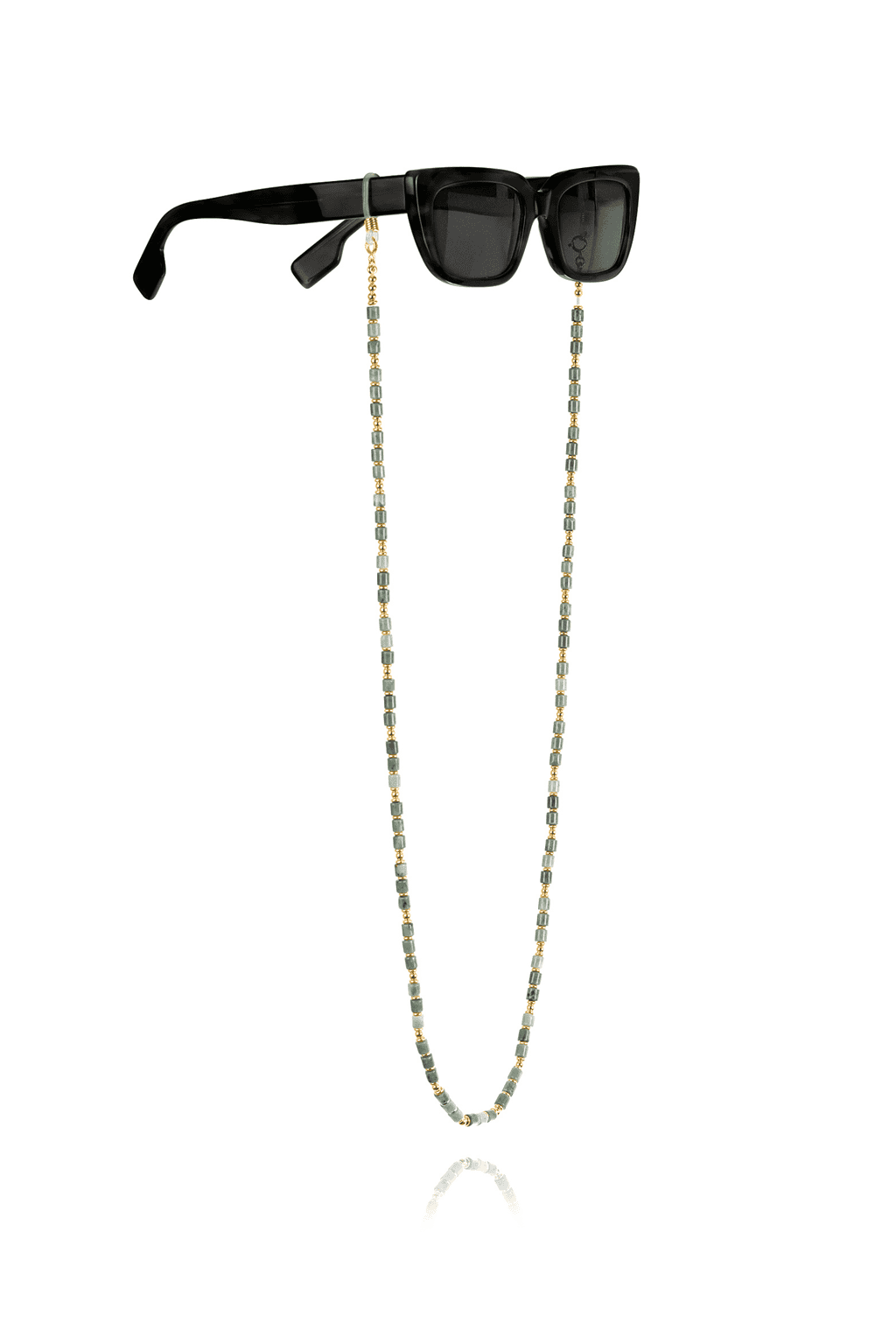 SUNGLASS 3 IN 1 NECKLACE – AVENTURINE & GOLDFIELD