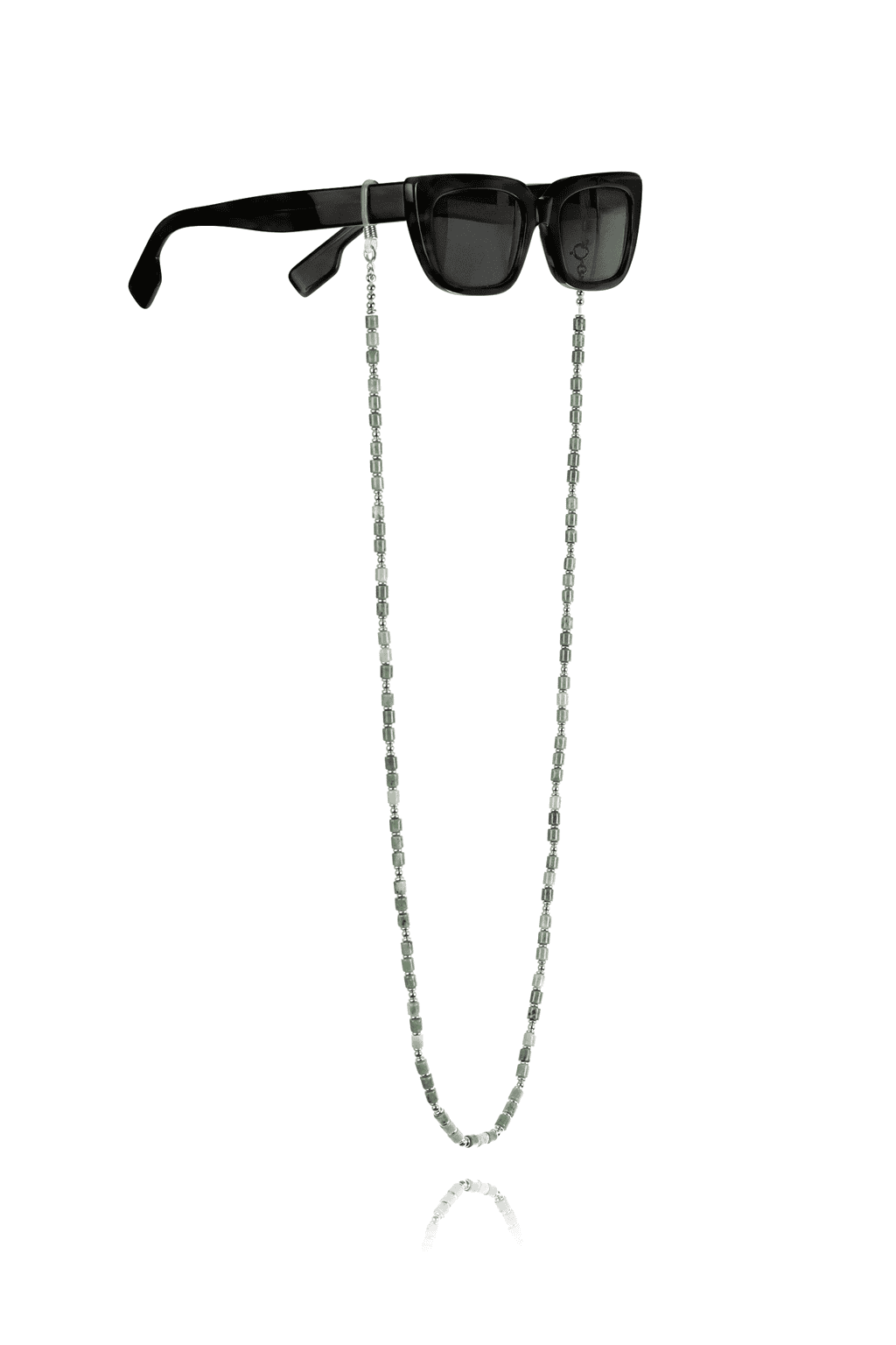 NECKLACE 3 IN 1 – AVENTURINE & 925 SILVER SUNGLASS